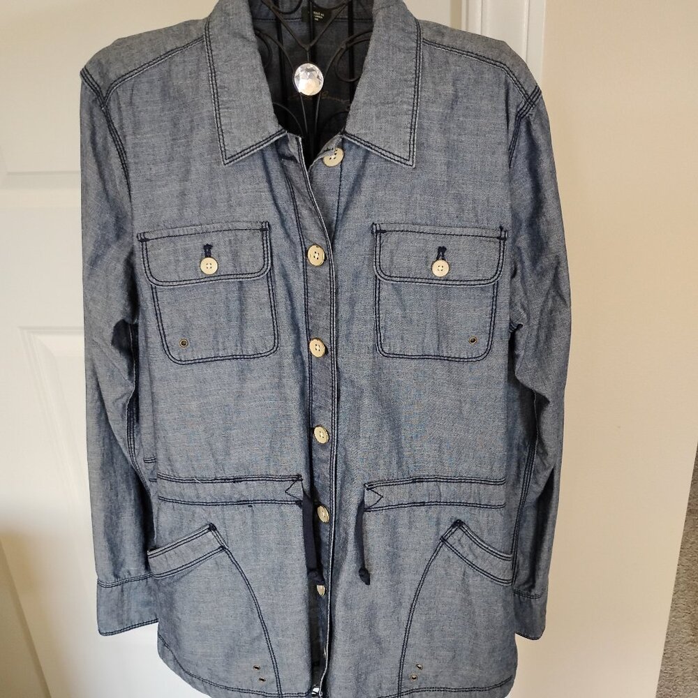 Eddie Bauer Lightweight Cotton Jacket Size XL EUC